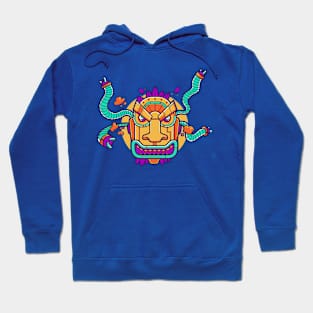 Mecha Tiki Mask Hoodie